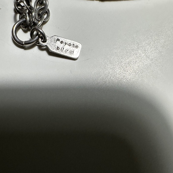 Turquoise and sterling silver bracelet - Picture 4 of 9